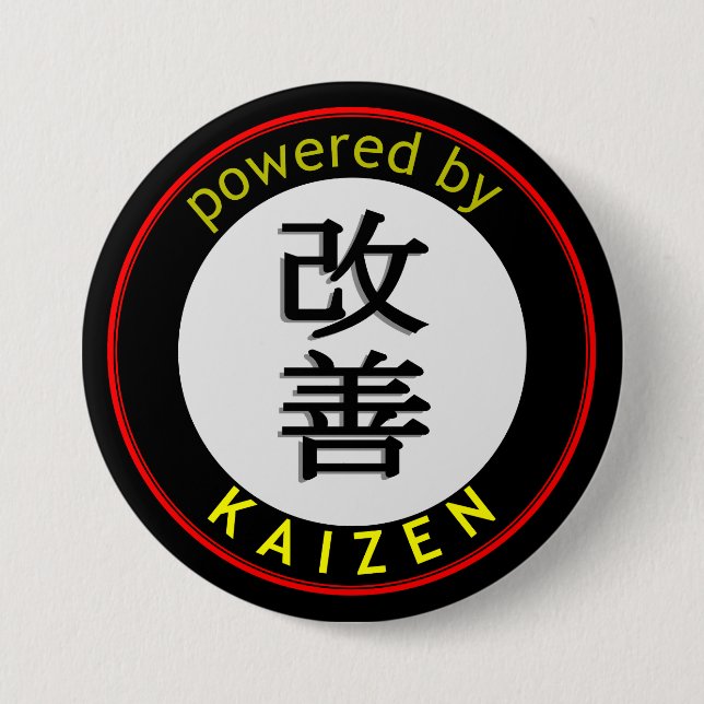 Powered by Kaizen Button (Front)