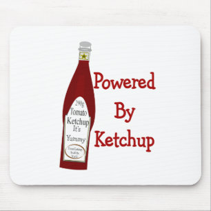 Powered By Ketchup Mouse Pad