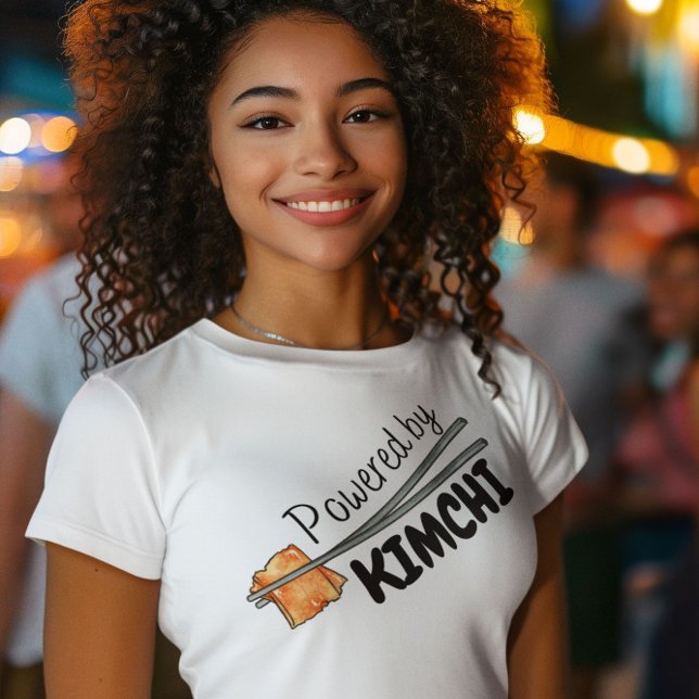 Powered By Kimchi T-Shirt (Creator Uploaded)