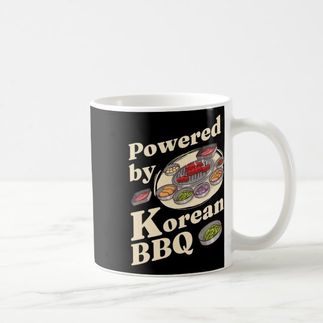 Powered By Korean Bbq  Coffee Mug (Right)