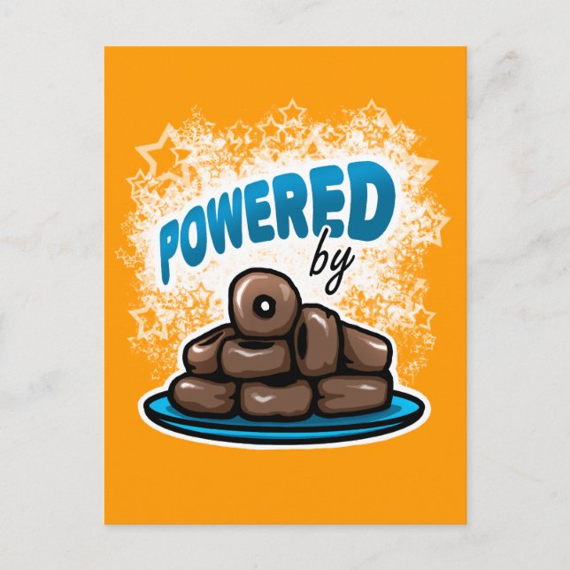 Powered by Little Chocolate Donuts postcard (Front)