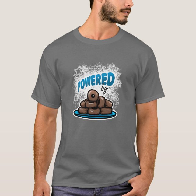 Powered by Little Chocolate Donuts T-Shirt (Front)