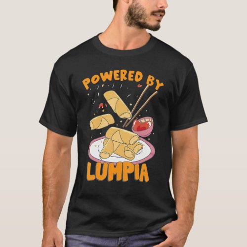 Powered By Lumpia Philippines Food T_Shirt