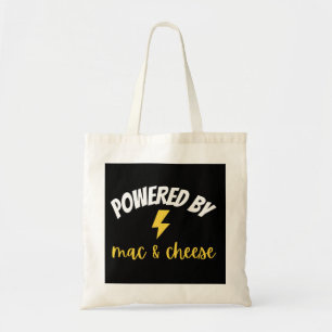 Powered By Mac and Cheese Tote Bag