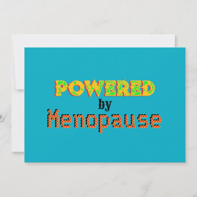 Powered by Menopause 3 Invitation (Front)