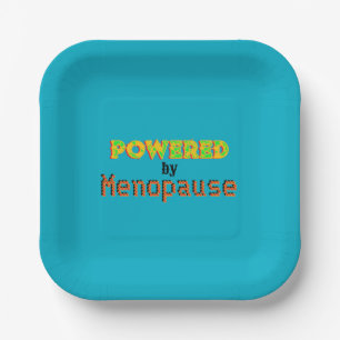 Powered by Menopause 3 Paper Plates