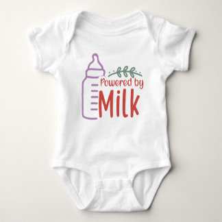 Powered by Milk – Baby Boy Bodysuit