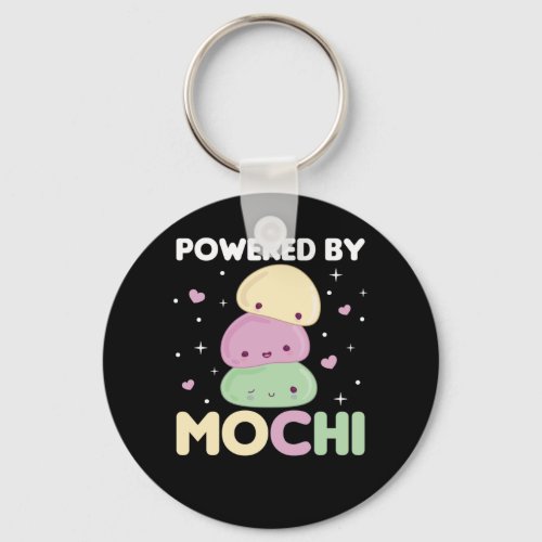 Powered By Mochi _ Kawaii Mochi Ice Cream Keychain