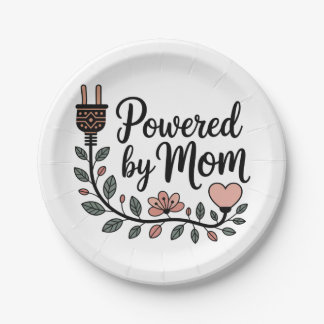 Powered By Mom Paper Plates