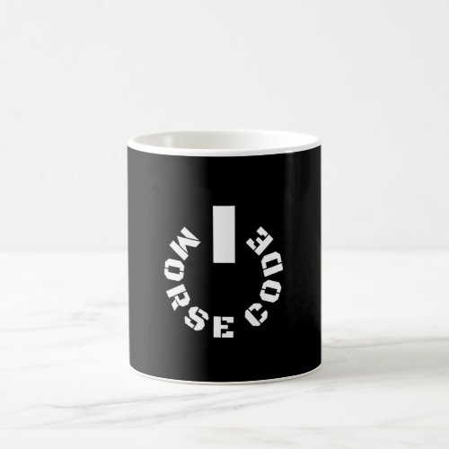 Powered by Morse Code Coffee Mug