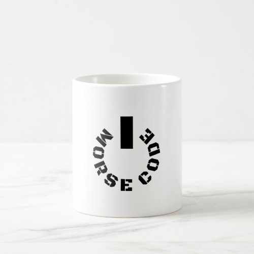 Powered by Morse Code Coffee Mug