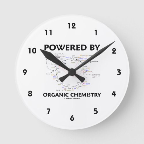 Powered By Organic Chemistry Krebs Cycle Round Clock
