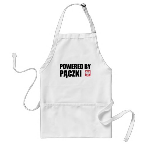 Powered By Paczki Fat Thursday Adult Apron