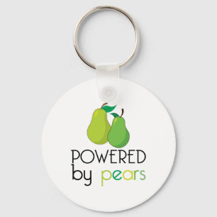 Powered By Pears Keychain