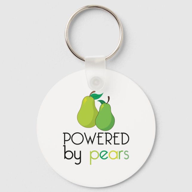 Powered By Pears Keychain (Front)
