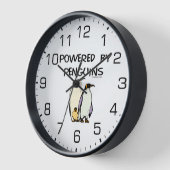 Powered By Penguins Clock (Angle)