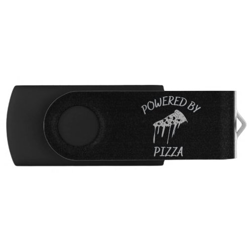 Powered By Pizza Flash Drive