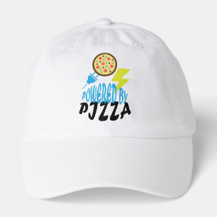 Powered by Pizza – Fun Food Lover Design Hat