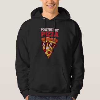 Powered By Pizza Pizzaholics Italian Pizza 1 Hoodie