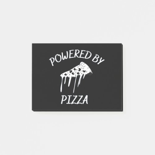 Powered By Pizza Post_it Notes