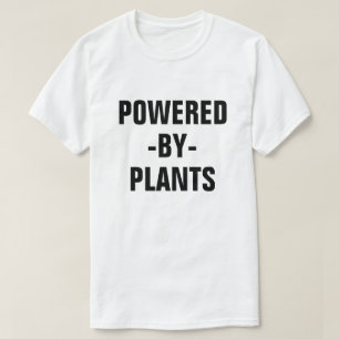 Powered by Plants men's vegan shirt