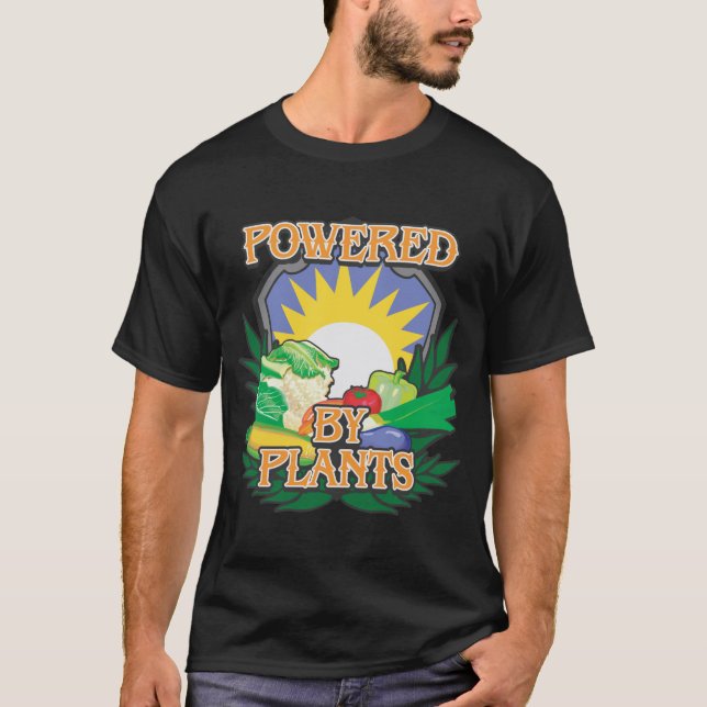 Powered by Plants T-Shirt (Front)