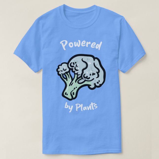 Powered by Plants T-Shirt (Design Front)