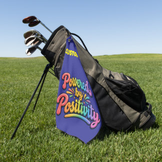Powered by Positivity Golf Towel