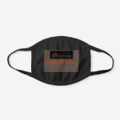 Powered By Prayer™ Alt Black Cotton Face Mask (Front)