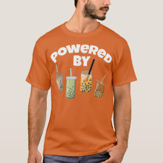 Powered By Ramen and Boba Anime Japanese Noodle Bu T-Shirt