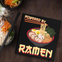 Powered By Ramen Japanese Anime Noodles 3 Ring Binder