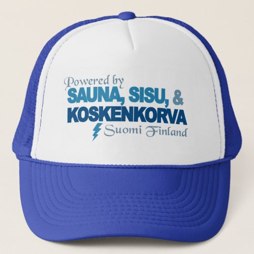 Powered by Sauna Sisu  Kossu hat