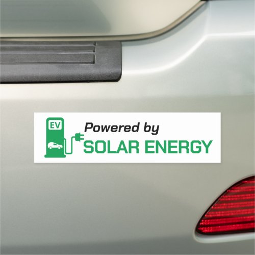 Powered by Solar Energy  Car Magnet