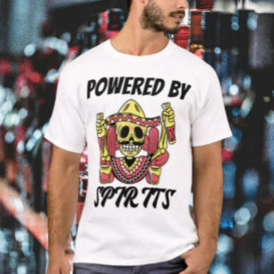 Powered By Spirits Male T-Shirt