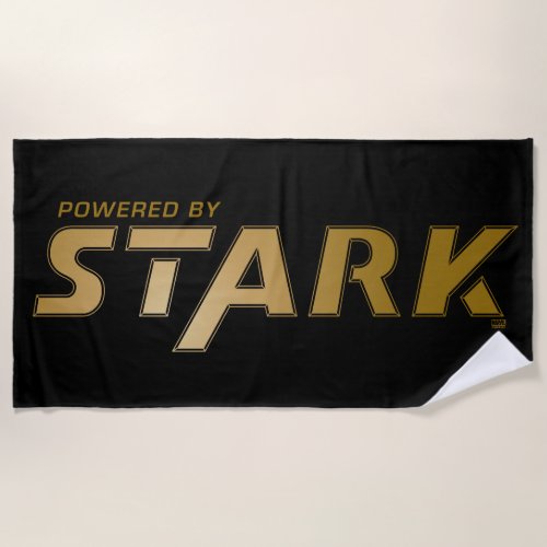 Powered By Stark Logo Beach Towel