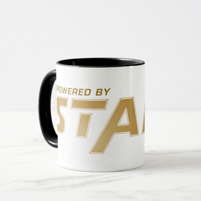 Powered By Stark Logo Mug (Front Left)