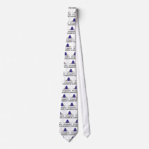 Powered By Statistics (Stats Humor) Tie