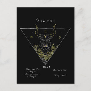 'Powered by Taurus' Postcard