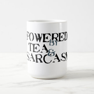 Powered by Tea & Sarcasm Coffee Mug