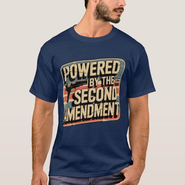 Powered By The Second T-Shirt (Front)