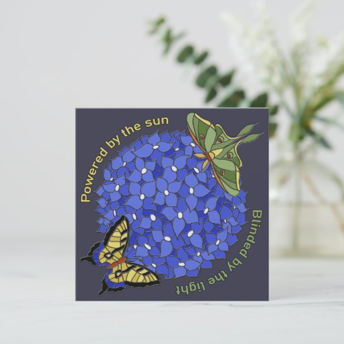 Powered by the sun - Blinded by the light Card