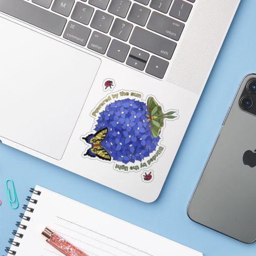 Powered by the sun - Blinded by the light Sticker