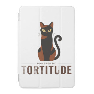 Powered by Tortitude Funny Cat iPad & Tablet Cover