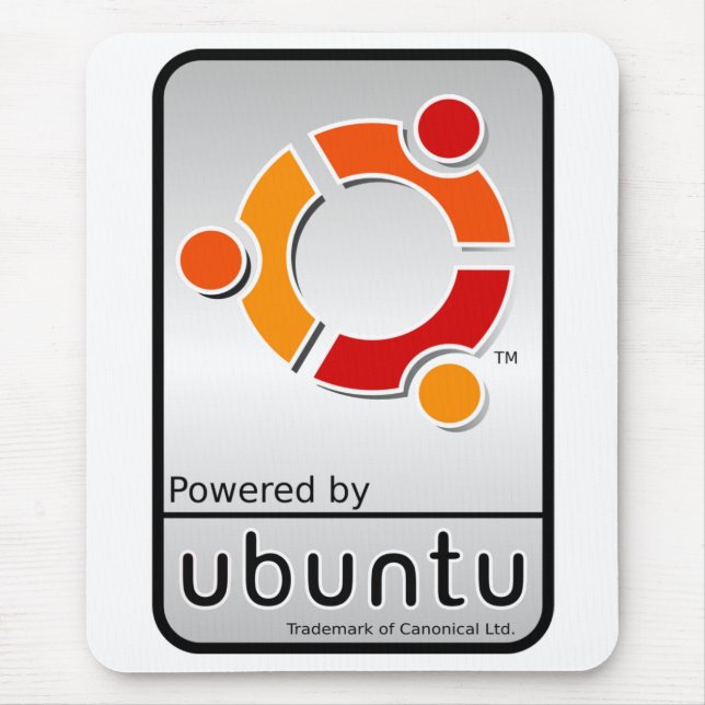 Powered By Ubuntu Mousepad (Front)