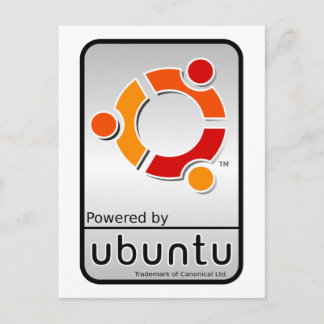 Powered by Ubuntu Postcard
