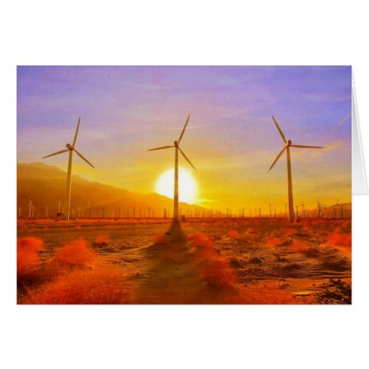 Powered by Wind Cards (Front Horizontal)