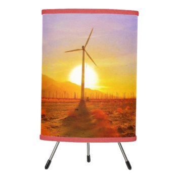 Powered By Wind Tripod Lamp by usdeserts at Zazzle