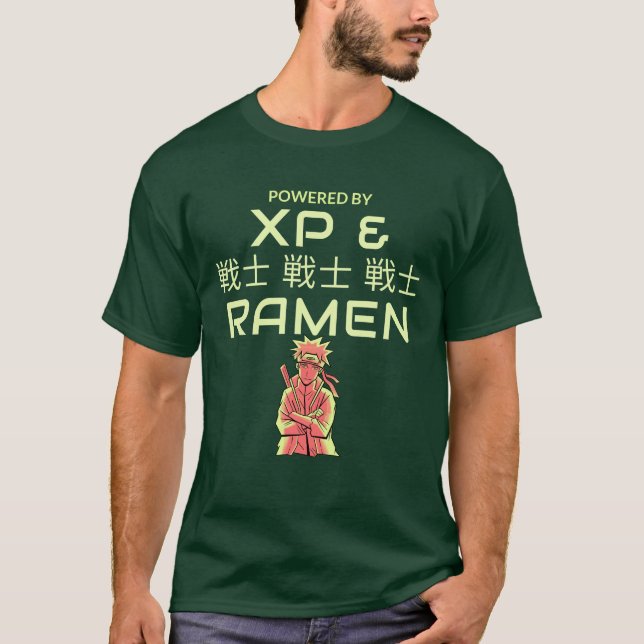 Powered By XP & Ramen T-Shirt (Front)