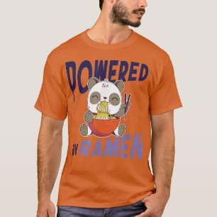 Powered Panda Ramen Anime Noodles Kawaii Japanese T-Shirt