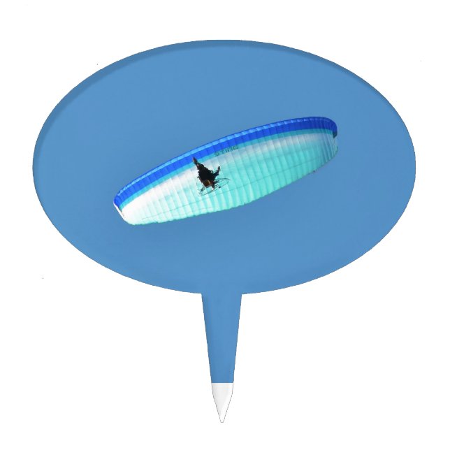 Powered Paraglider Cake Topper (Front)
